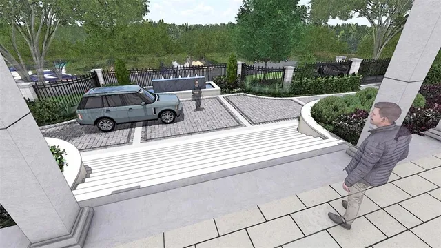 a view of a terrace with chairs