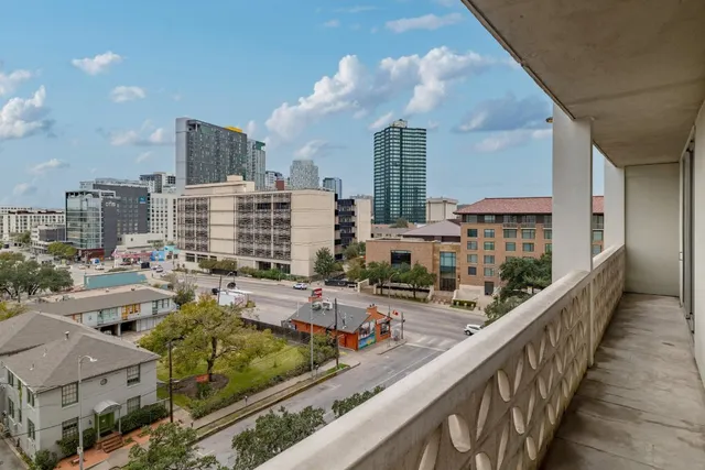 a view of balcony and patio