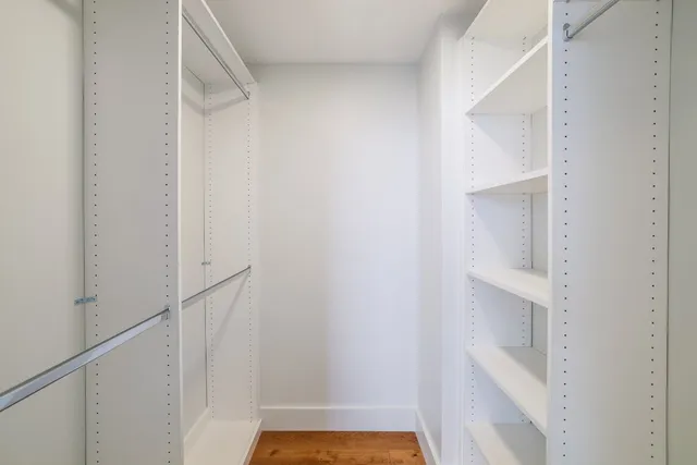 a view of walk in closet