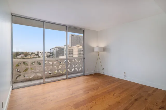 a view of a room with window