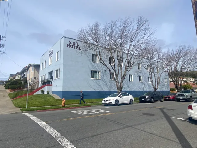 a car parked on the side of the road