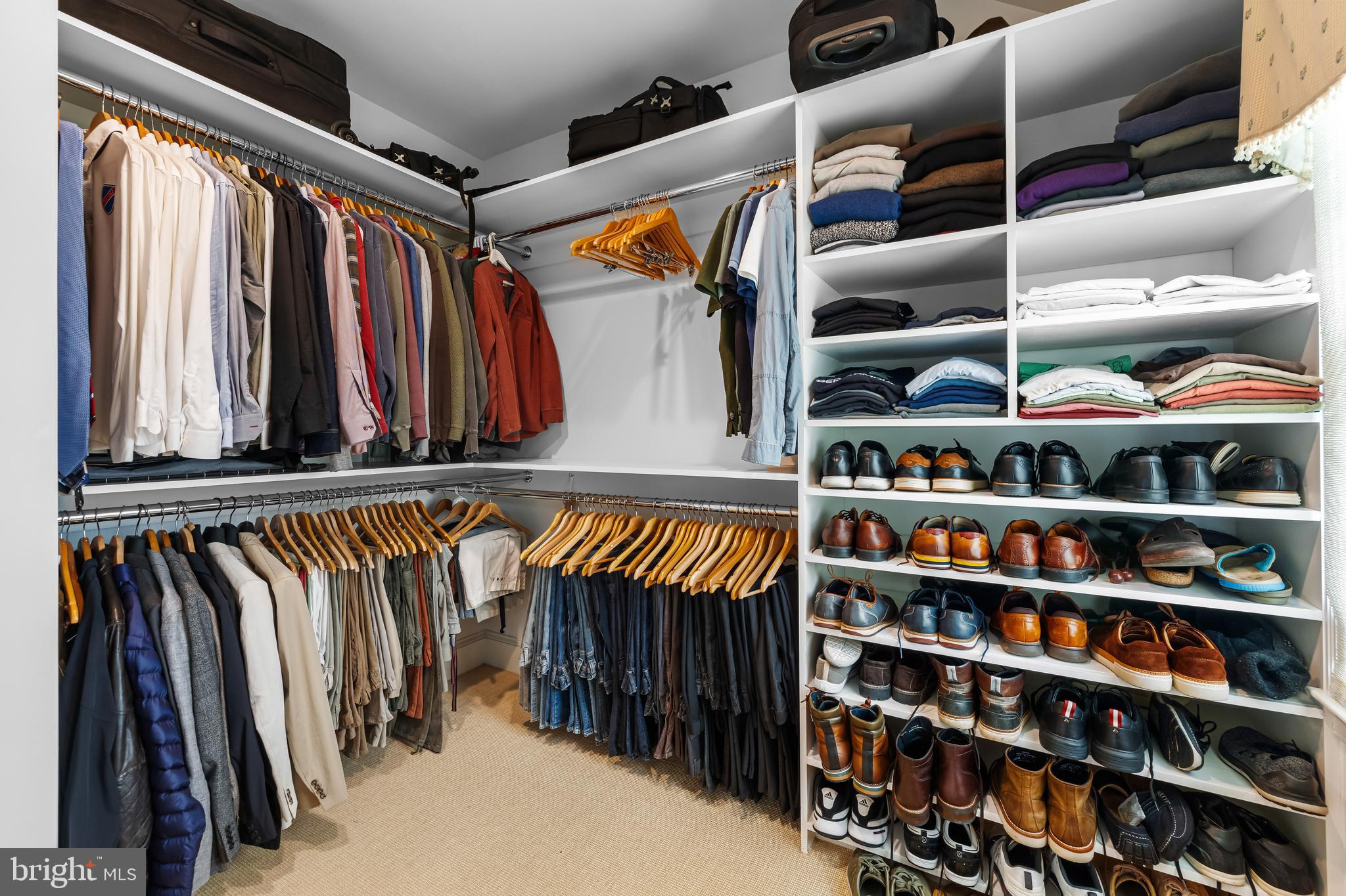 14921 Tanyard Road Sparks Glencoe, MD 21152 - Photo 38 of 150 a view of walk in closet with clothes and shoes