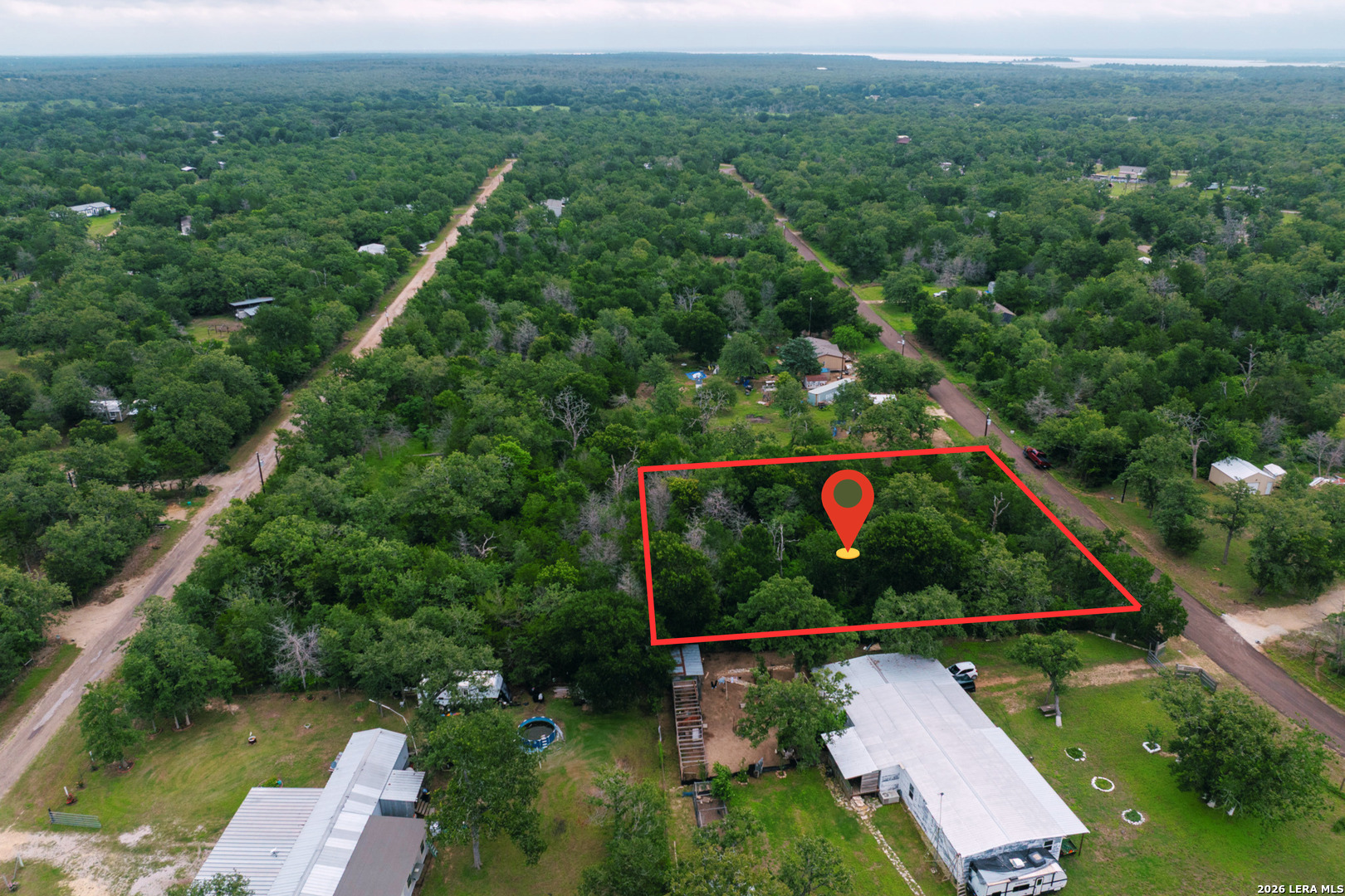 583 Blueberry Hill Road Somerville, TX 77879 - Photo 12 of 19 an aerial view of mountain with lake view