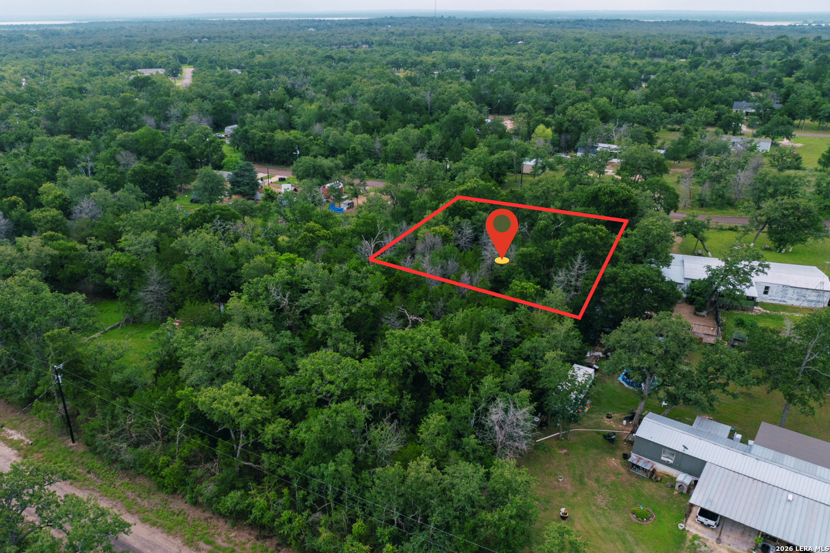 583 Blueberry Hill Road Somerville, TX 77879 - Photo 15 of 19 an aerial view of a house with pool outdoor seating and yard