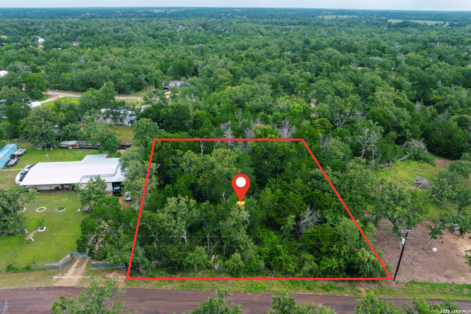 583 Blueberry Hill Road Somerville, TX 77879 - Photo 3 of 19 an aerial view of a golf course with street view