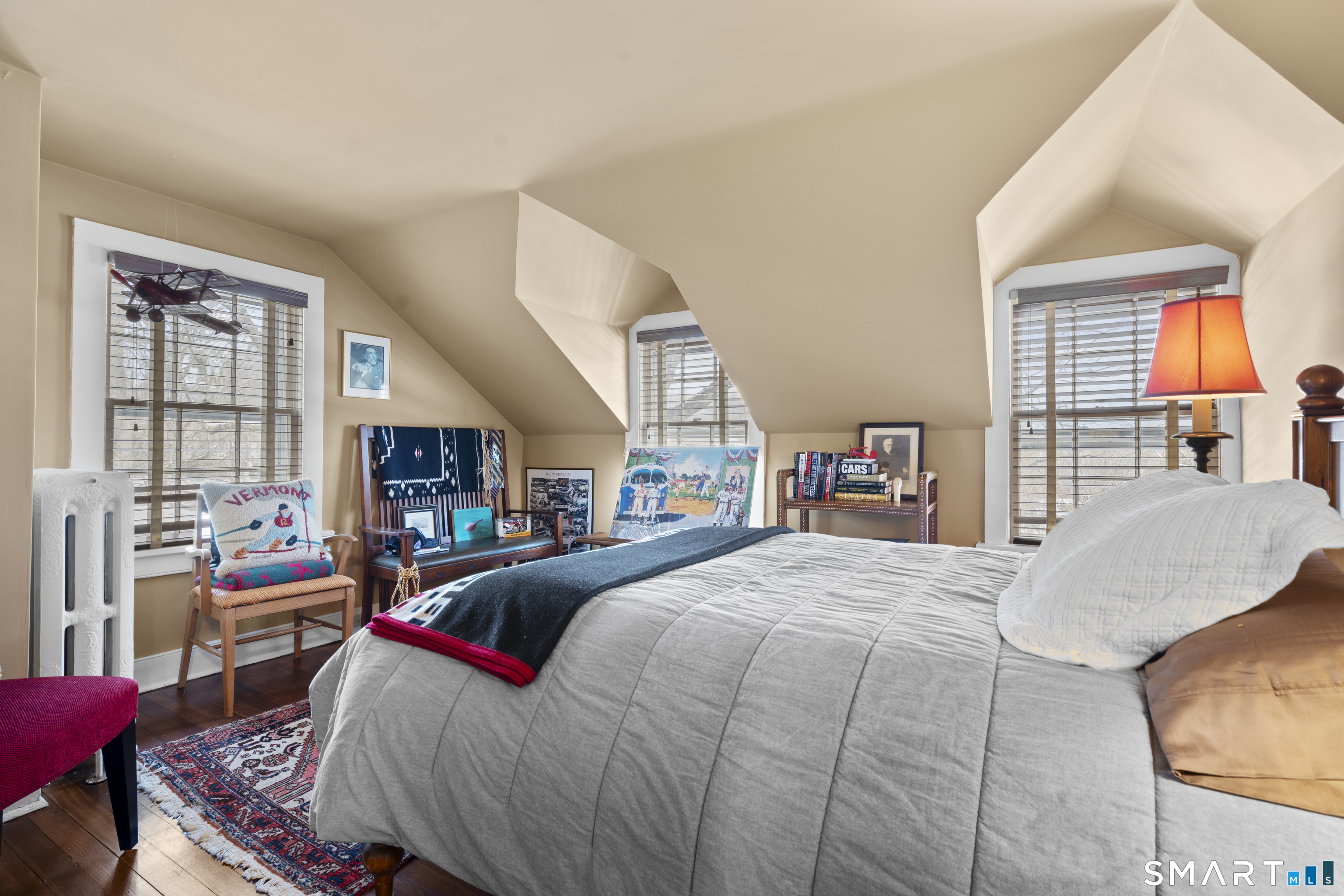 91 North Street Litchfield, CT 06759 - Photo 38 of 40 a bed room with a bed window and a chair