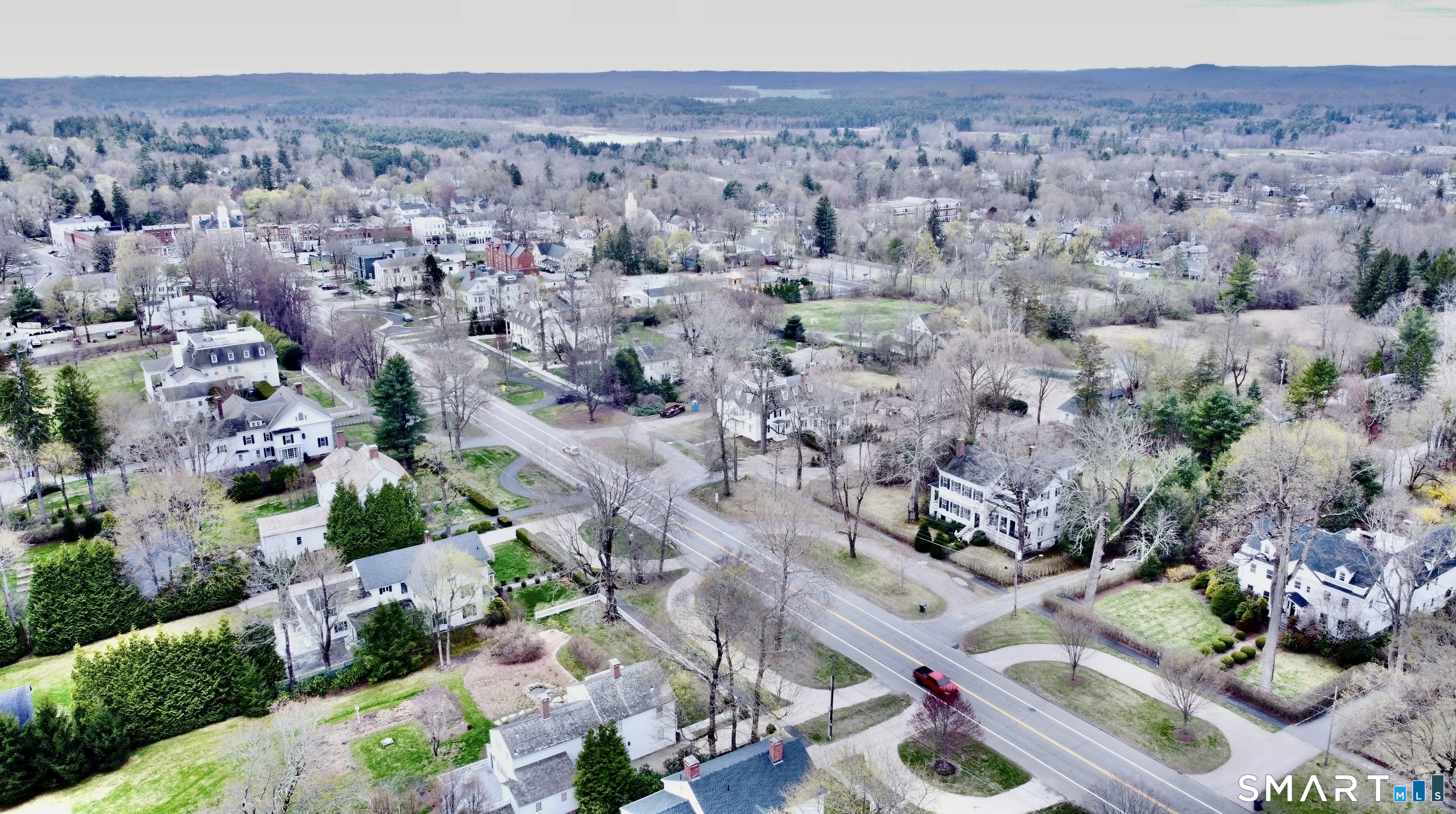 91 North Street Litchfield, CT 06759 - Photo 4 of 40 an aerial view of a city