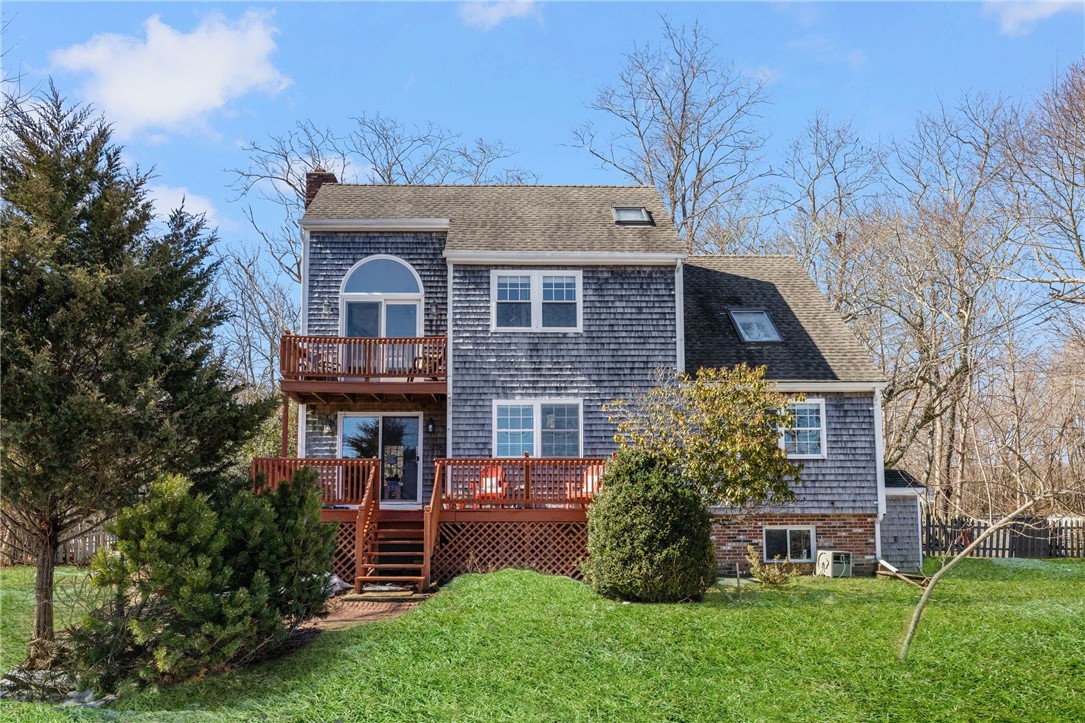 1059 East Shore Road Jamestown, RI 02835 - Photo 1 of 35 East facing decks with water views of Narragansett Bay.