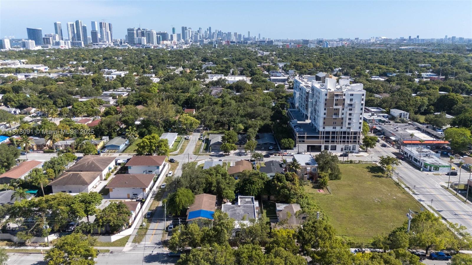 180 Northwest 59th Street Miami, FL 33127 - Photo 23 of 23 an aerial view of a city with lots of residential buildings