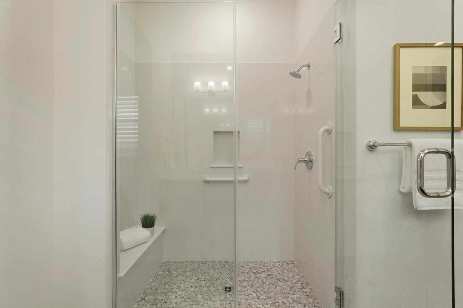 1839 Snowflower Place Tracy, CA 95377 - Photo 18 of 53 a bathroom with a granite countertop shower