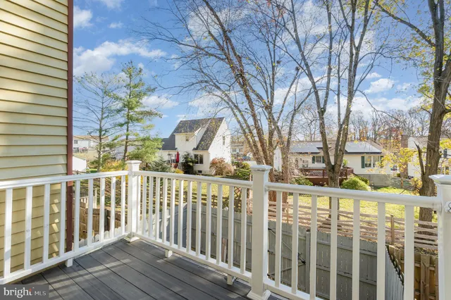 a view of a house with a large window