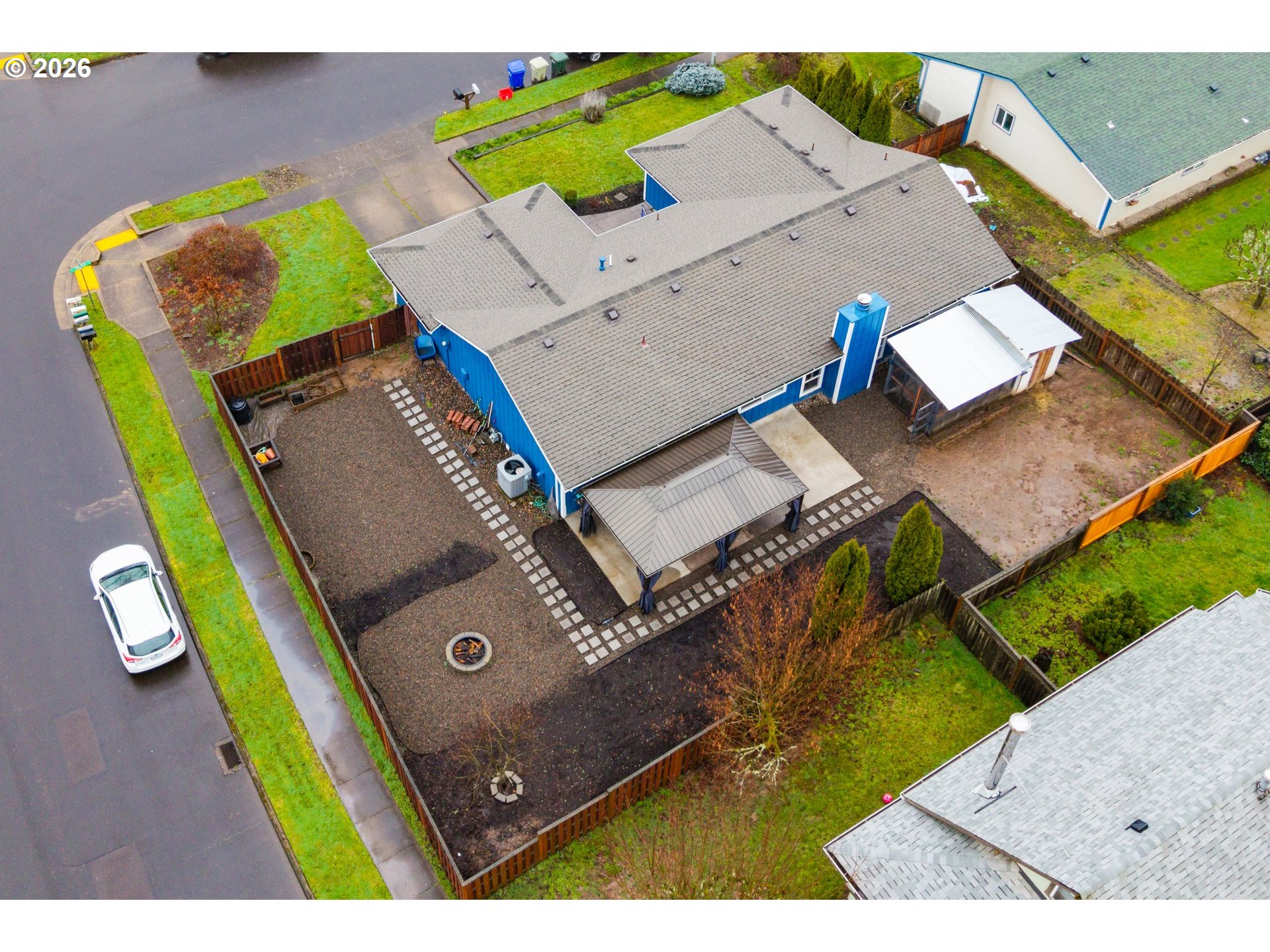 493 South Emerald Loop Cornelius, OR 97113 - Photo 45 of 46 an aerial view of a house