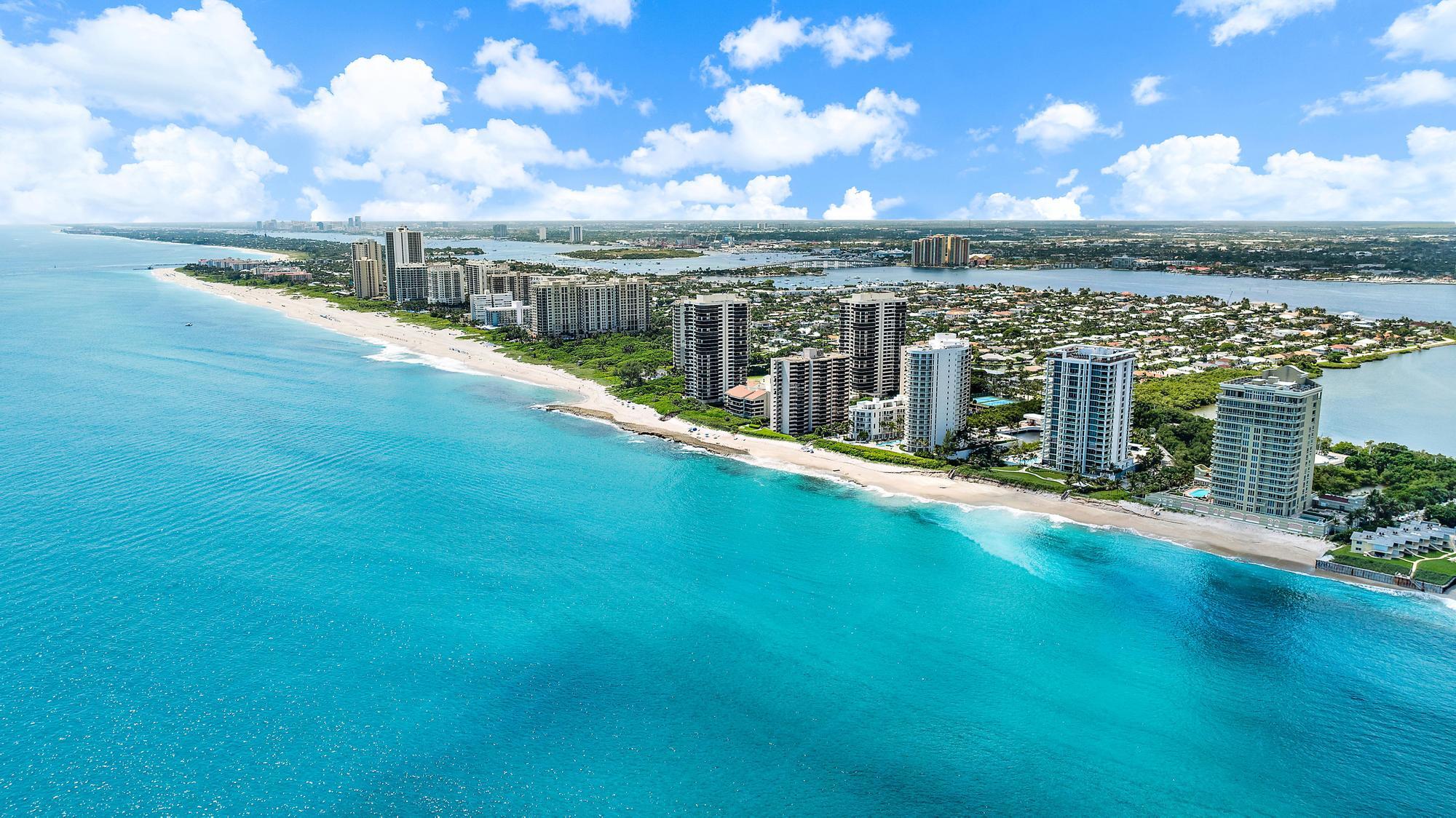 5000 North Ocean Drive, Unit 1601 Singer Island, FL 33404 - Photo 57 of 60 5000 N Ocean Aerial