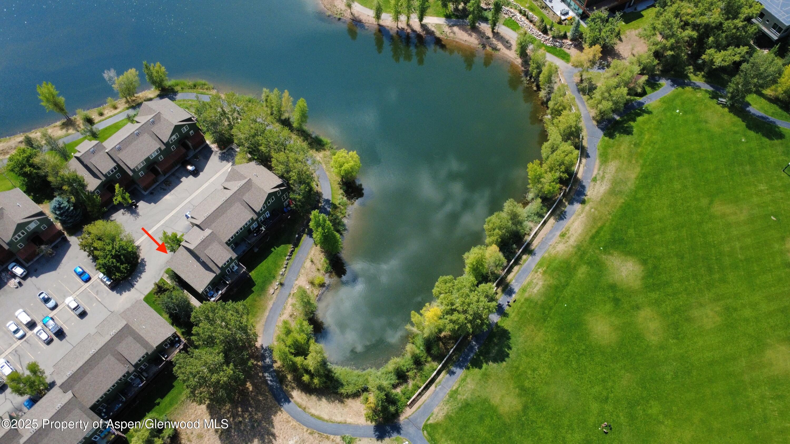 200 Lakeside Court Basalt, CO 81621 - Photo 22 of 23 an aerial view of a house with yard swimming pool and outdoor seating