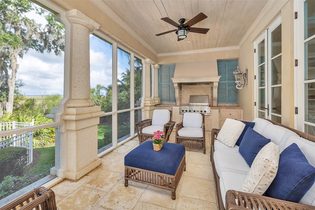 117 Hawkins Island Circle St. Simons Island, GA 31522 - Photo 51 of 65 screened porch