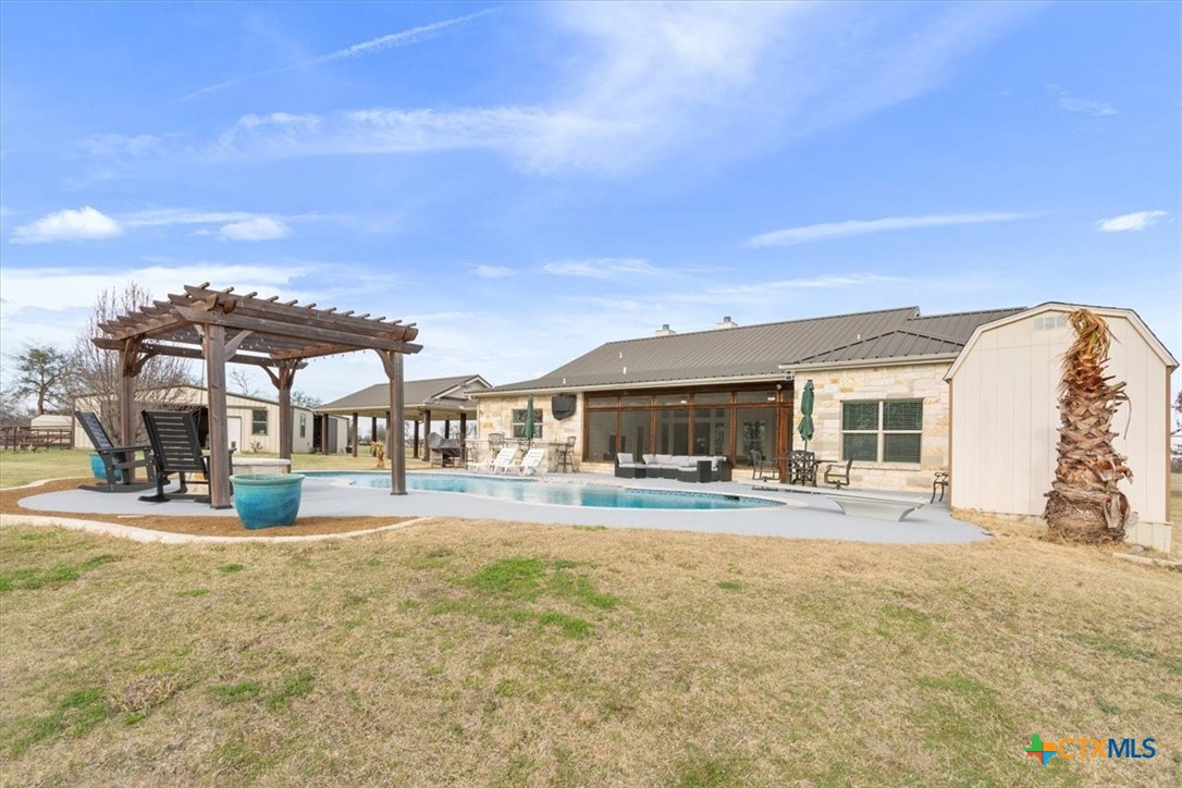 645 West Big Elm Road Troy, TX 76579 - Photo 31 of 37 a view of a house with entertaining space