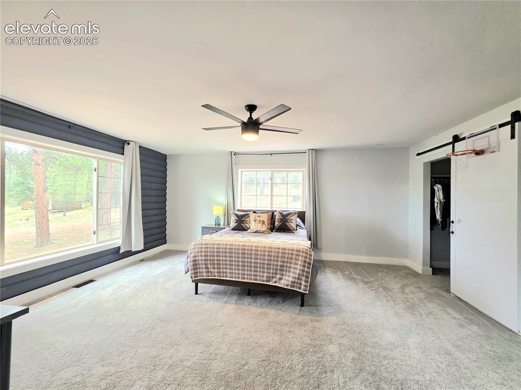 986 Apache Road Florissant, CO 80816 - Photo 19 of 50 2nd bed is large, has great views, WIC and ensuite bath