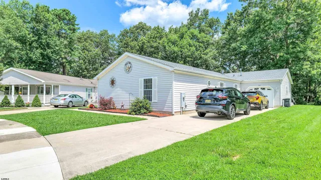 a view of a house with a patio