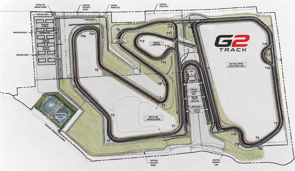 400 Fast Lane, Unit 4 Anna, TX 75409 - Photo 5 of 9 Site Plan. Illustrating the proposed G2 Track layout and associated facilities on the property