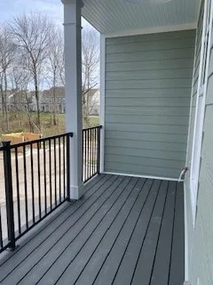 wooden floor on roof deck