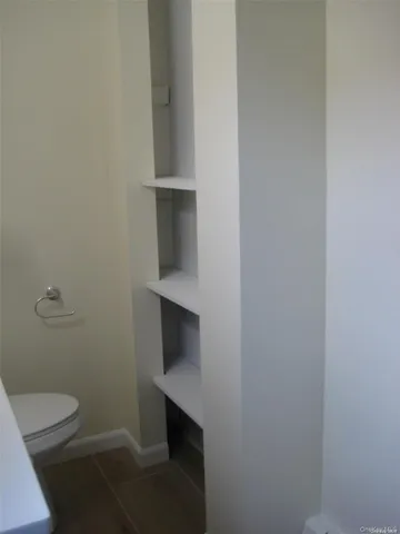 a bathroom with a toilet