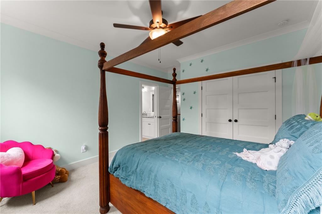 4847 Destitute Way Gainesville, GA 30506 - Photo 45 of 67 a bedroom with a bed and a window