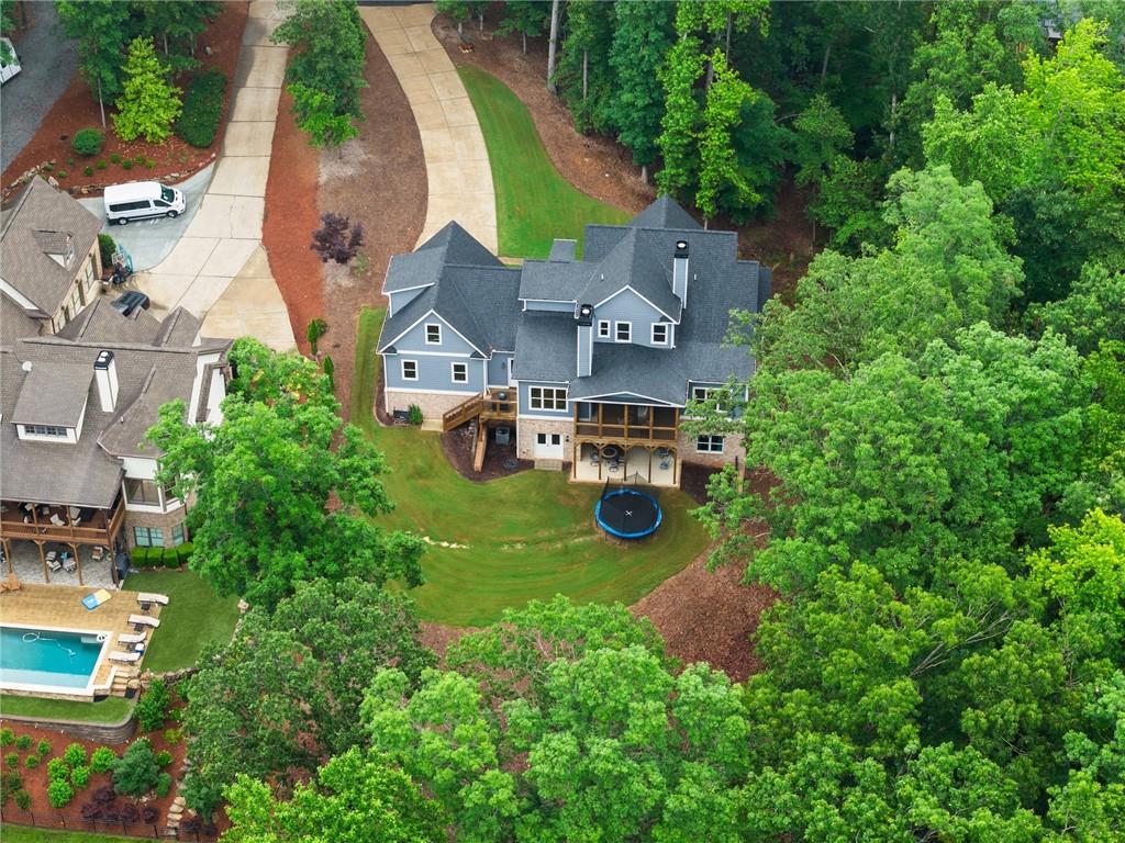 4847 Destitute Way Gainesville, GA 30506 - Photo 66 of 67 an aerial view of a house with yard space and street view