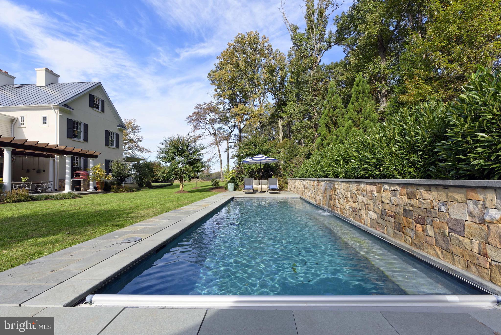 3647 Milestone Road The Plains, VA 20198 - Photo 3 of 74 Gorgeous pool with stonewall with waterfall