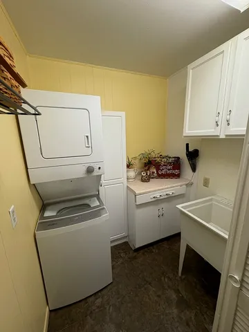 a room with storage and utility