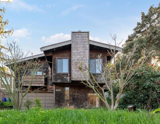 a front view of a house with windows