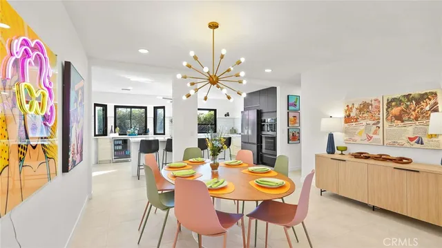 a view of a swimming pool with a lounge chairs