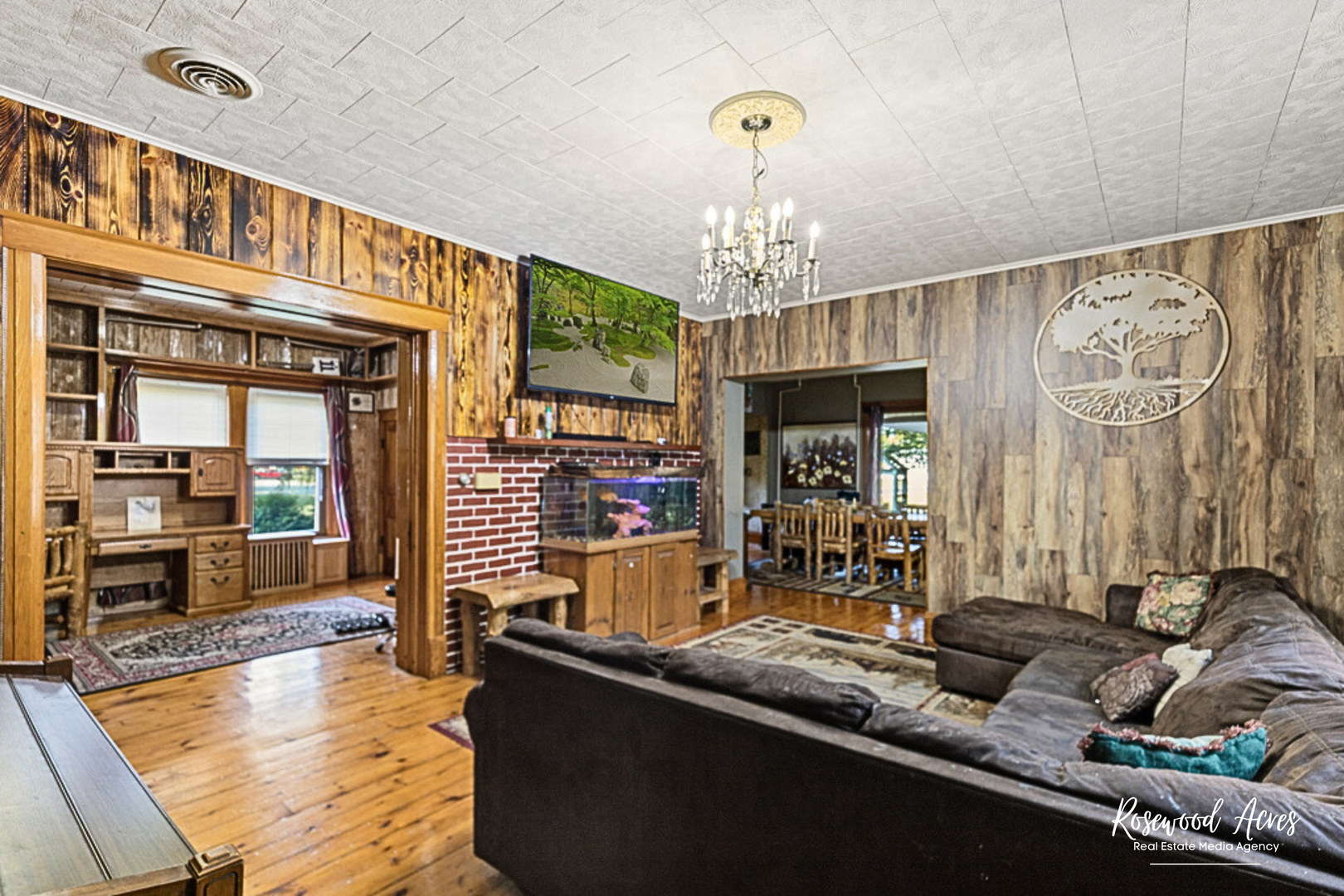 502 South Main Street Long Point, IL 61333 - Photo 2 of 22 a view of a living room and chandelier