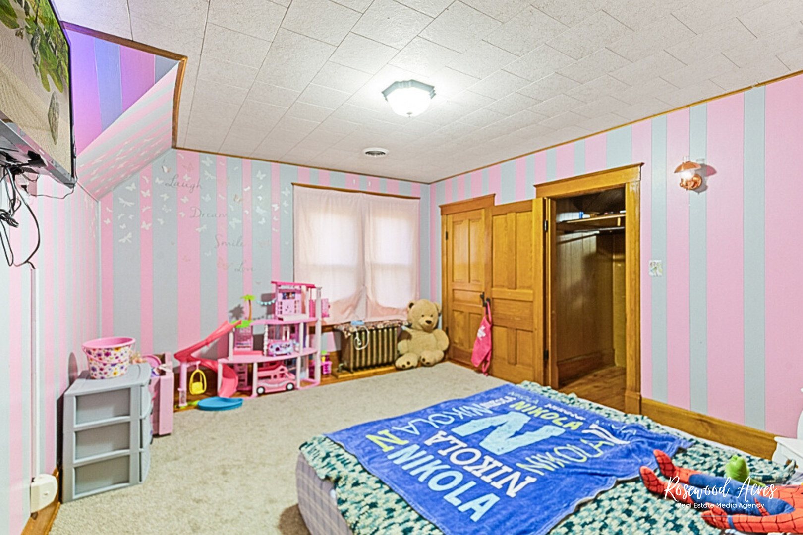 502 South Main Street Long Point, IL 61333 - Photo 8 of 22 a bedroom with a bed and a window