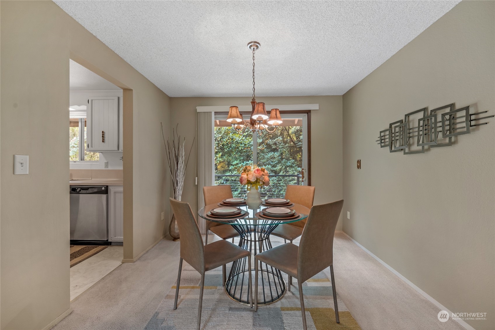 5616 227th Street Southeast Bothell, WA 98021 - Photo 23 of 38 a view of a dining room with furniture window and outside view