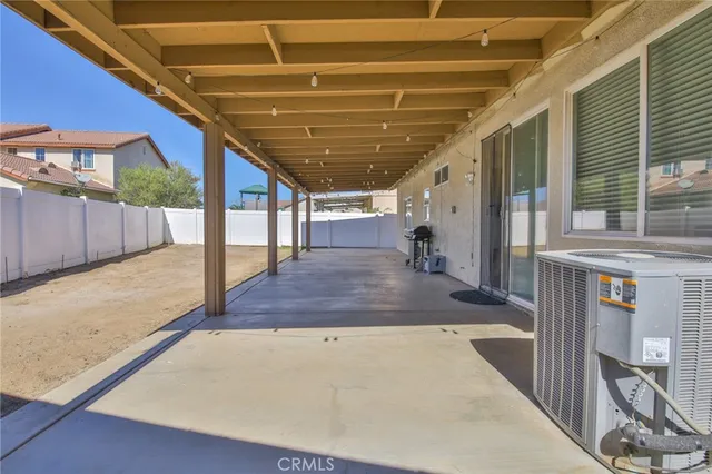a view of an indoor porch