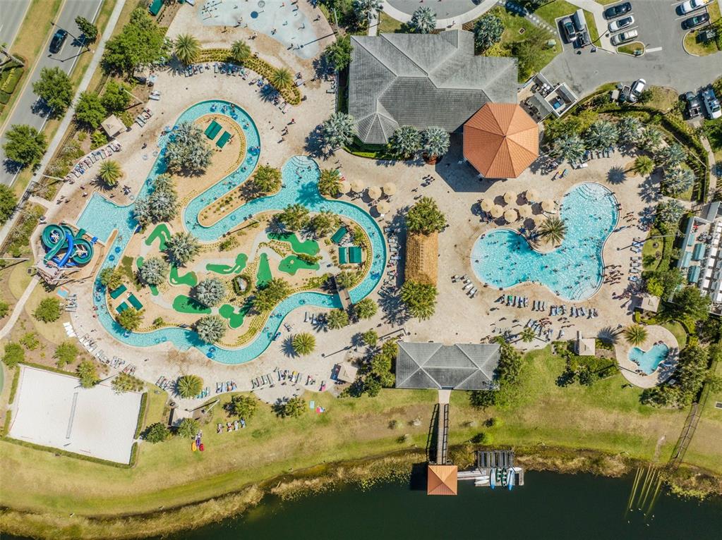 2736 Bookmark Drive Kissimmee, FL 34746 - Photo 33 of 35 an aerial view of a residential houses with swimming pool