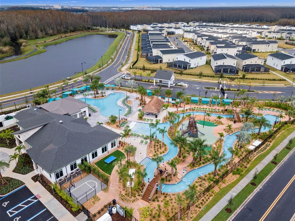 2736 Bookmark Drive Kissimmee, FL 34746 - Photo 34 of 35 an aerial view of residential houses with outdoor space