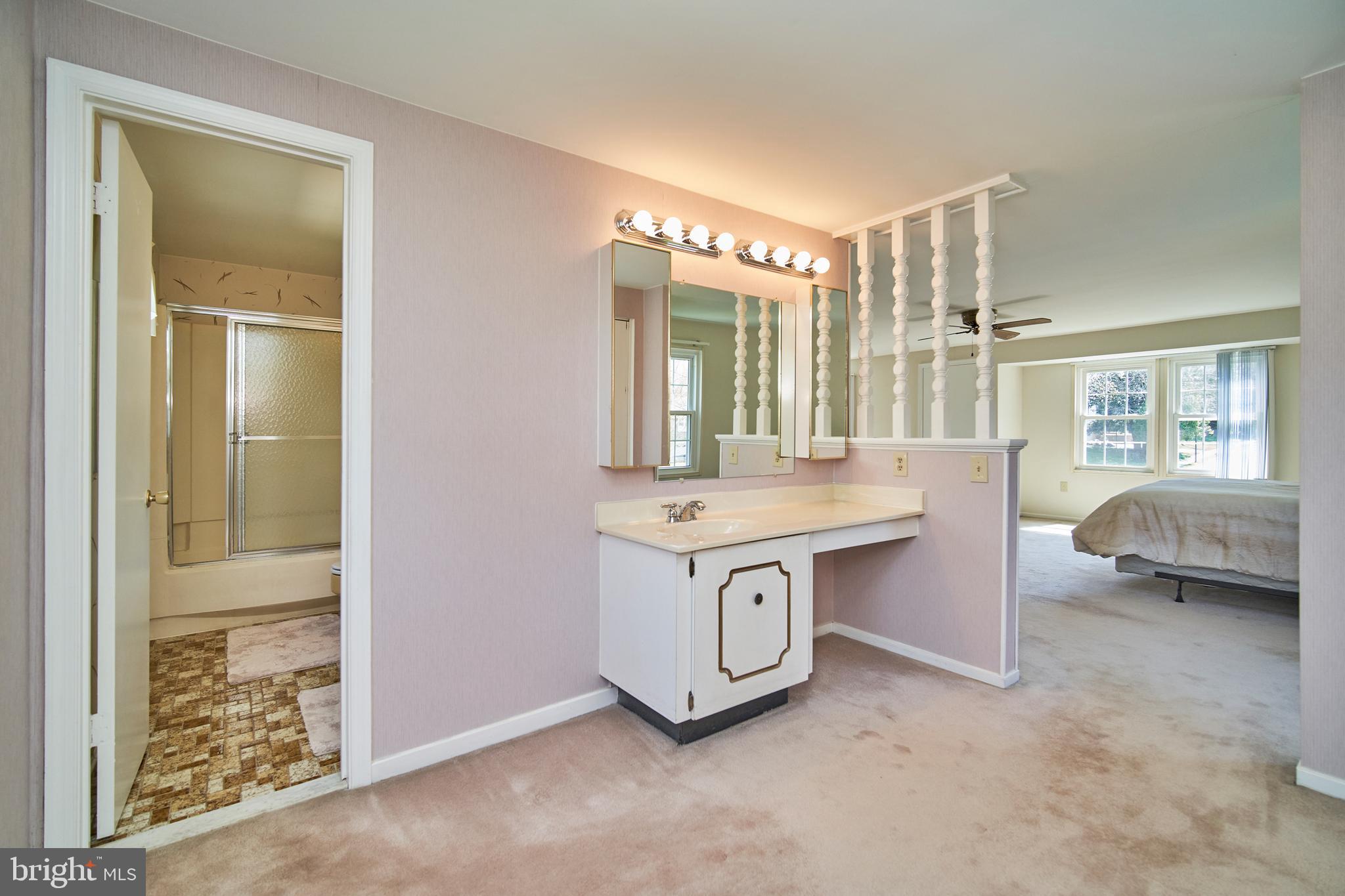 9512 Burning Branch Road Burke, VA 22015 - Photo 19 of 30 Master Bath with Separate Dressing Area