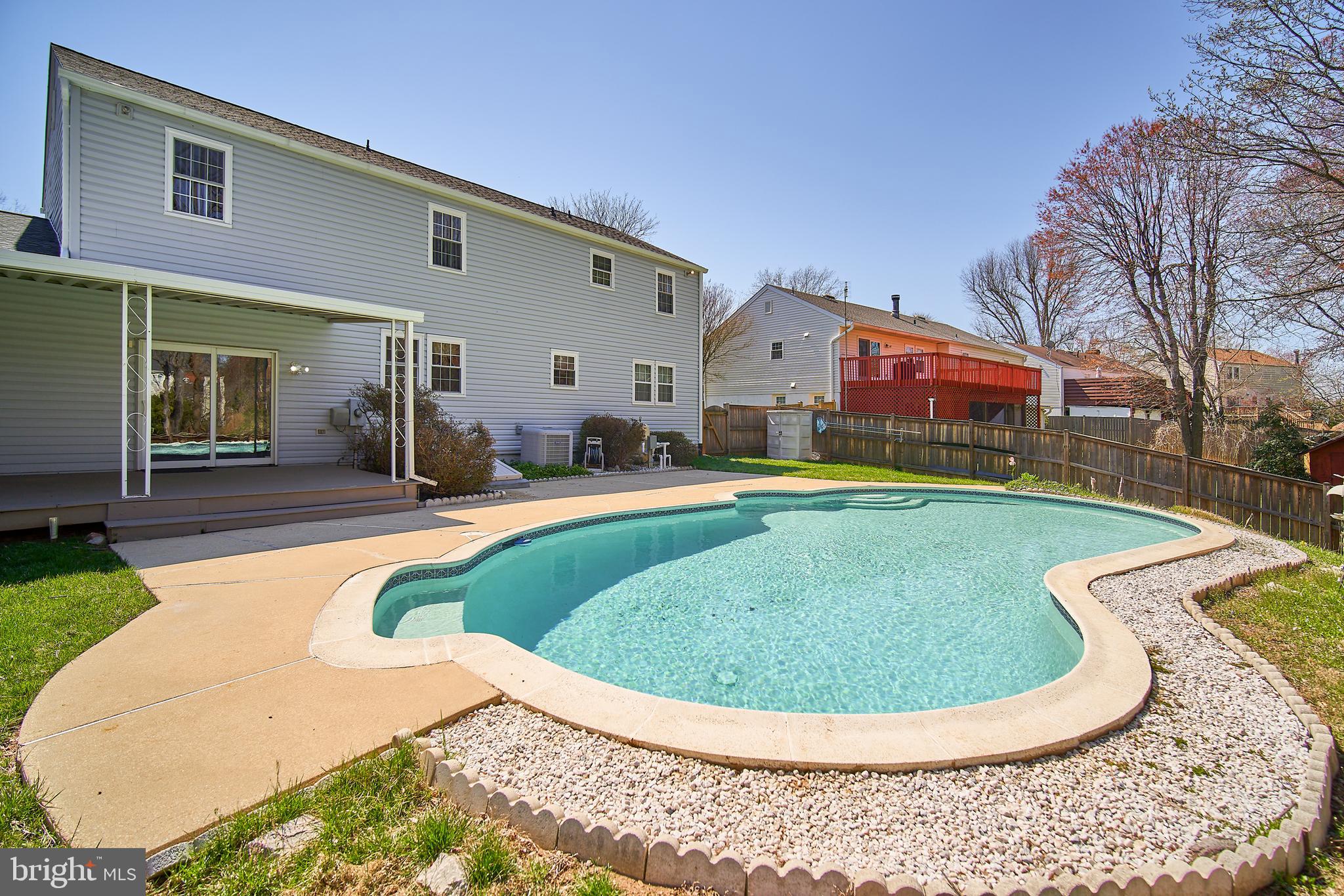 9512 Burning Branch Road Burke, VA 22015 - Photo 29 of 30 Inviting In-Ground Pool