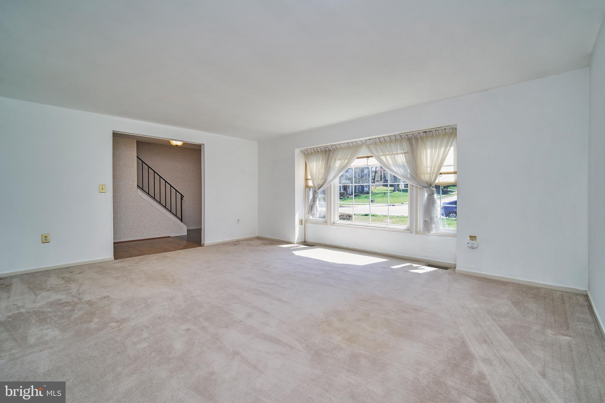 9512 Burning Branch Road Burke, VA 22015 - Photo 6 of 30 Large Living Room with lots of natural light