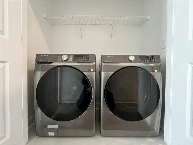 a view of washer and dryer