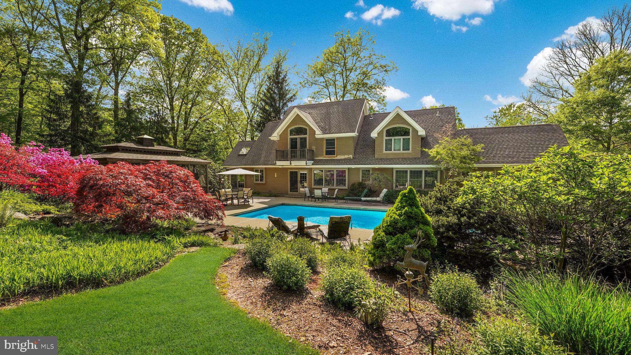 46 Valley Road New Hope, PA 18938 - Photo 2 of 56 a front view of a house with a yard