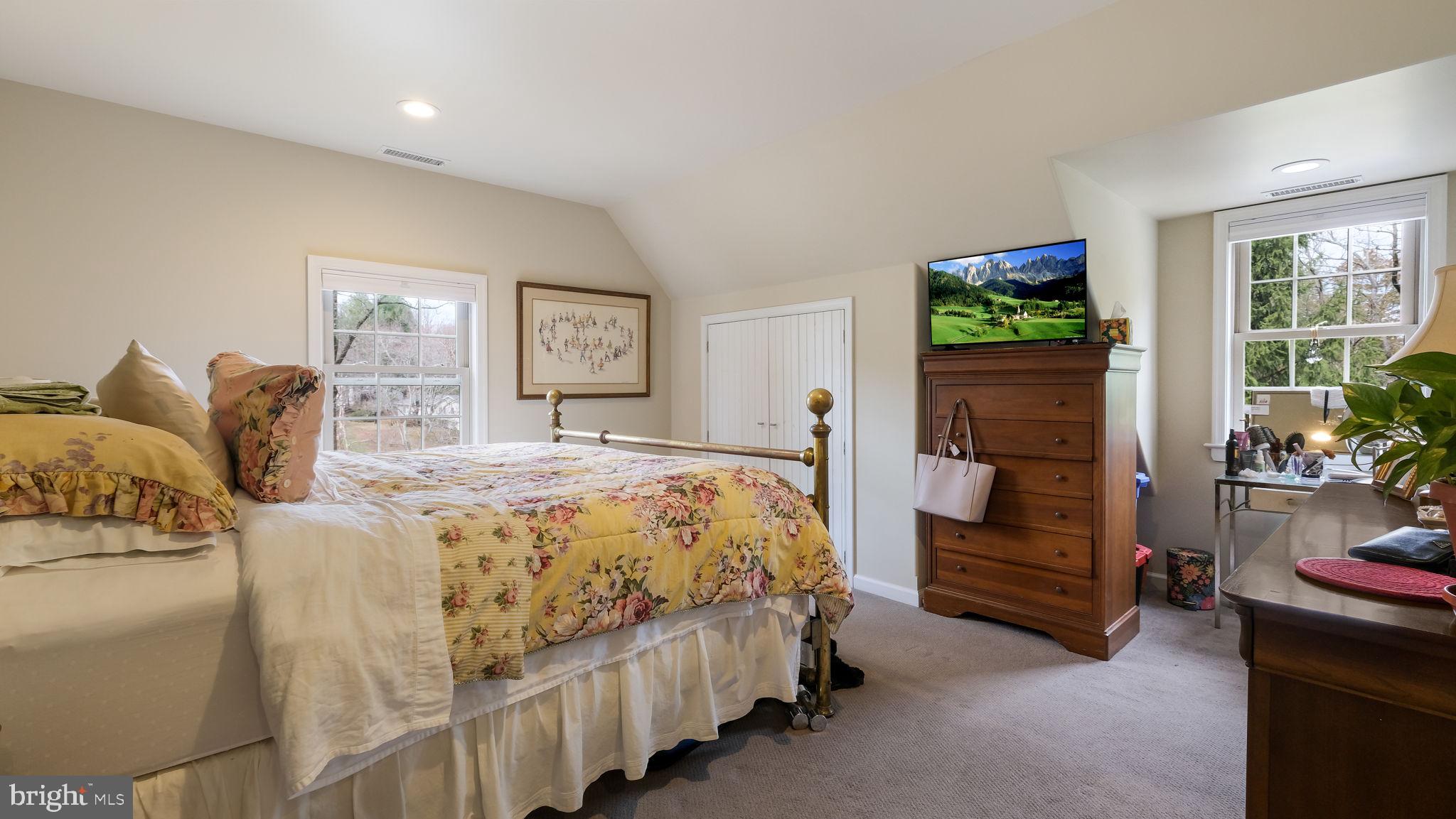 46 Valley Road New Hope, PA 18938 - Photo 52 of 56 a bedroom with a bed and a potted plant