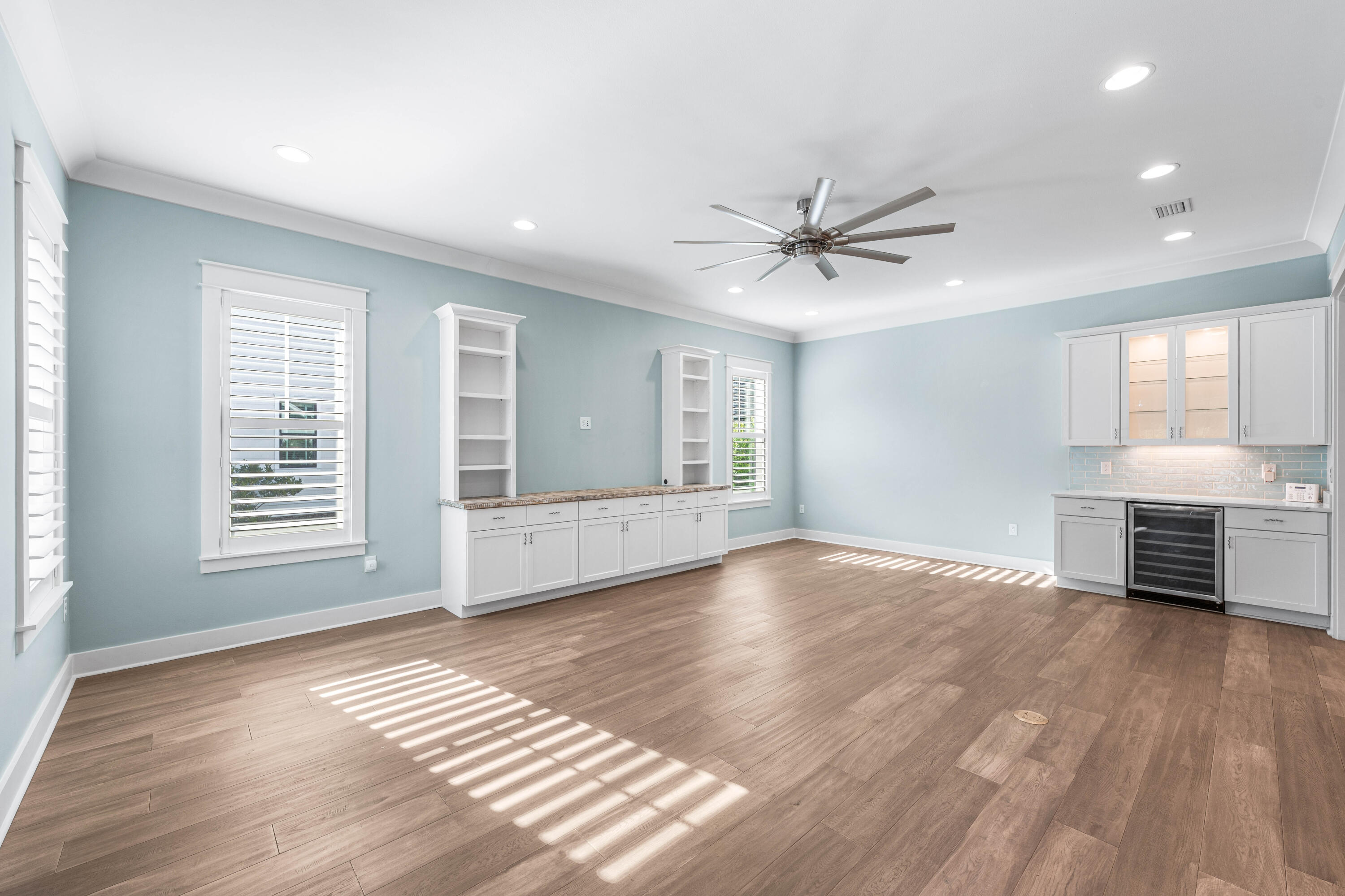 234 Sidecamp Rd Inlet Beach Inlet Beach, FL 32461 - Photo 17 of 57 a view of an empty room with a window and wooden floor