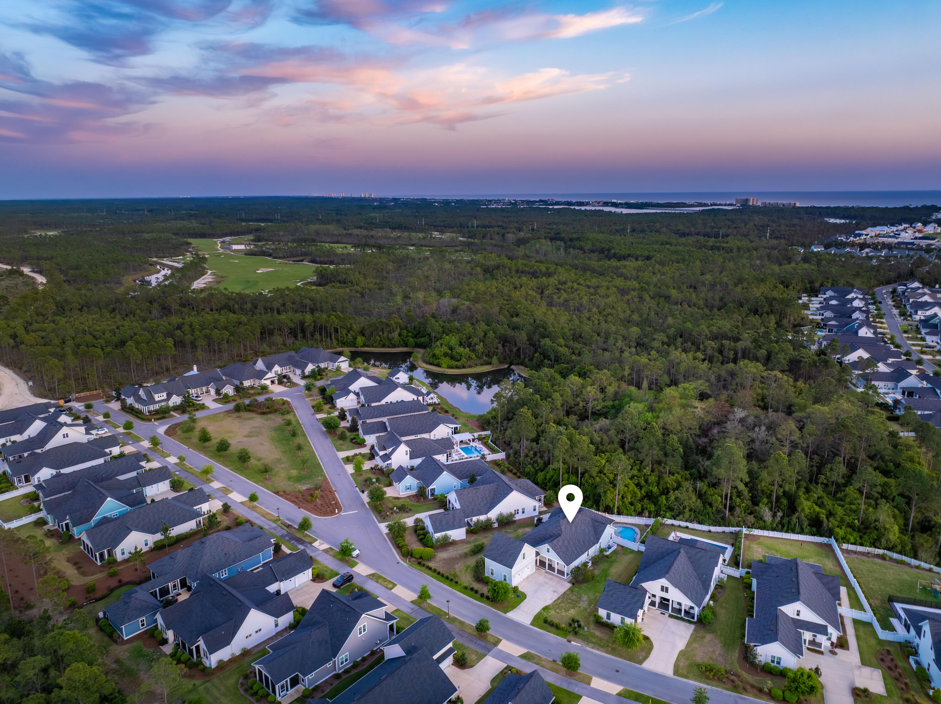 234 Sidecamp Rd Inlet Beach Inlet Beach, FL 32461 - Photo 2 of 57 an aerial view of residential houses with outdoor space and trees