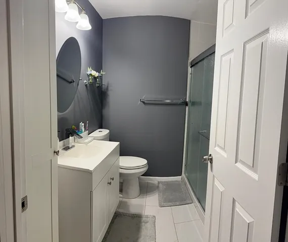 a bathroom with a sink and a toilet