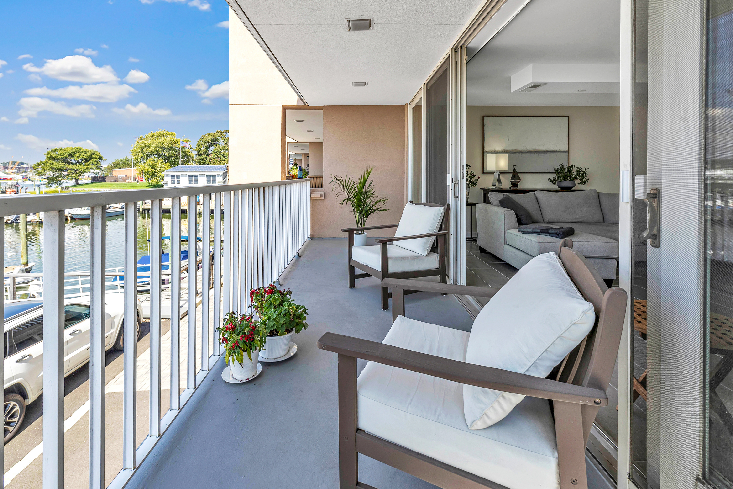 26 Cove Avenue, Unit 2D Norwalk, CT 06855 - Photo 4 of 33 oversized balcony with stunning views