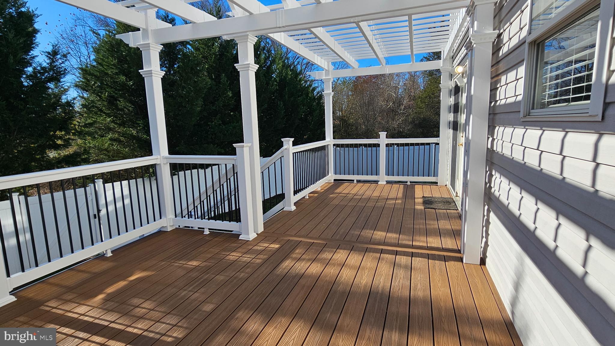 45655 Centerview Lane Great Mills, MD 20634 - Photo 36 of 38 a view of a balcony with wooden floor