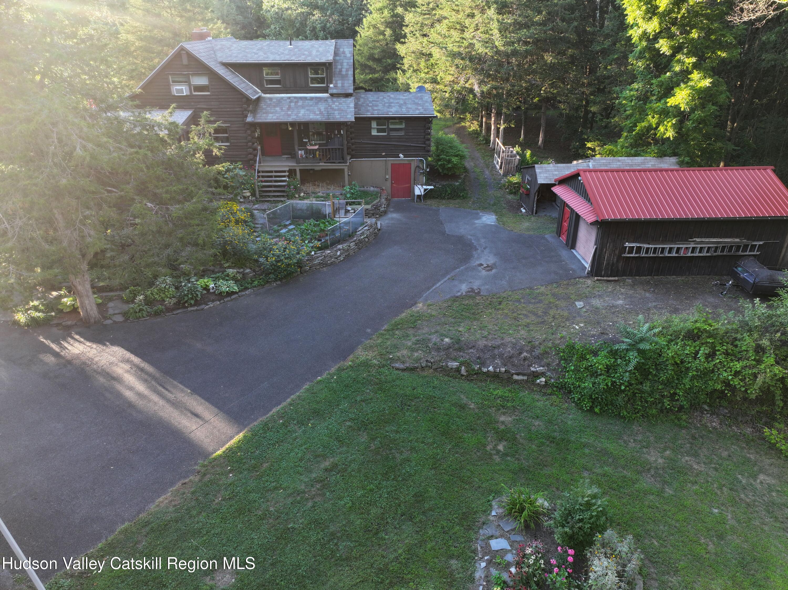634 Old Plank Road Coxsackie, NY 12042 - Photo 35 of 49 a view of a house with a backyard