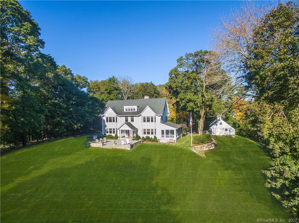 71 Lambert Road New Canaan, CT 06840 - Photo 1 of 1 Aerial View of 71 Lambert